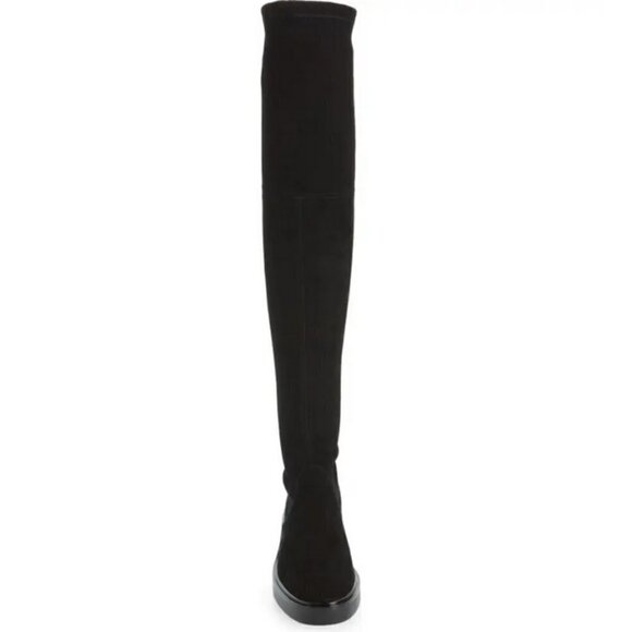 đź’•STUART WEITZMANđź’• Mara Over the Knee Boot ~ Black Suede 8.5 New Without Box - Picture 7 of 16